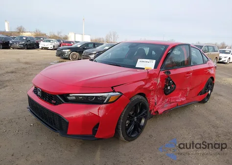 2025 Honda Civic Si Base W/High Performance Summer Tires/ z USA, uszkodzony, nr VIN 2HGFE1E51SH471838